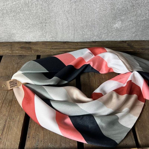 Hairjewelz sjaaltje Black Stripe