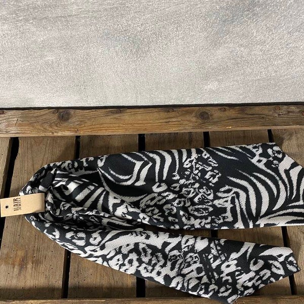 Hairjewelz sjaaltje Zebra