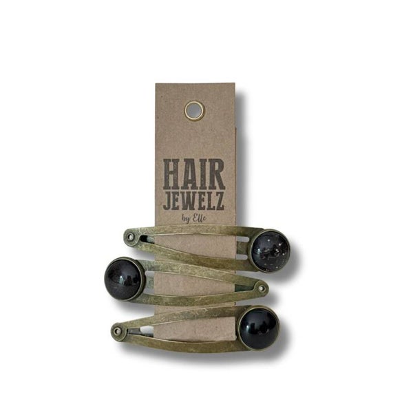 Hairjewelz color clip click Chocolate Brown