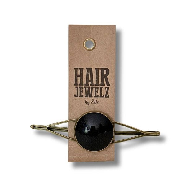 Hairjewelz color clip single Midnight Blue