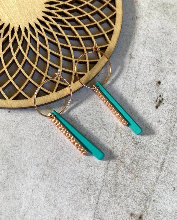 Hoops Martha turquoise