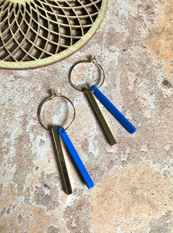 Hoops Barbara kobalt blauw