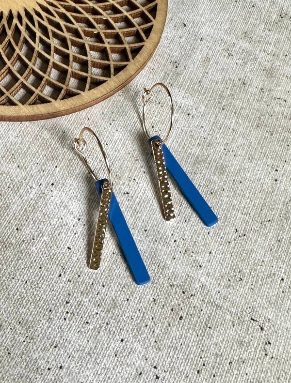 Hoops Martha kobalt blauw