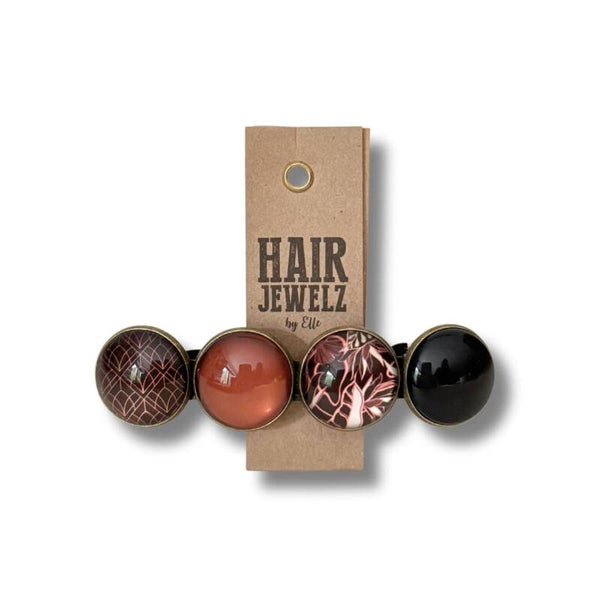 Hairjewelz color clip XL Caramel Crush