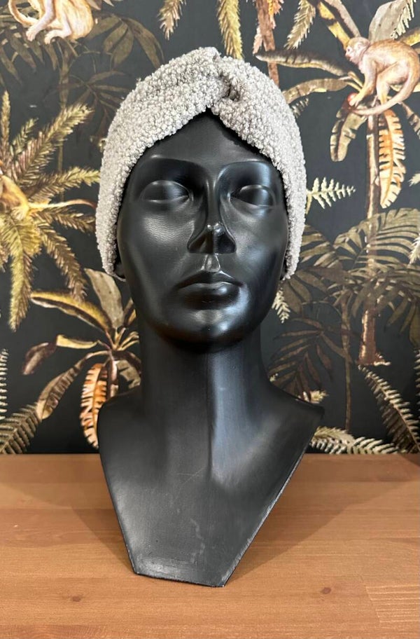 Haarband polar grijs