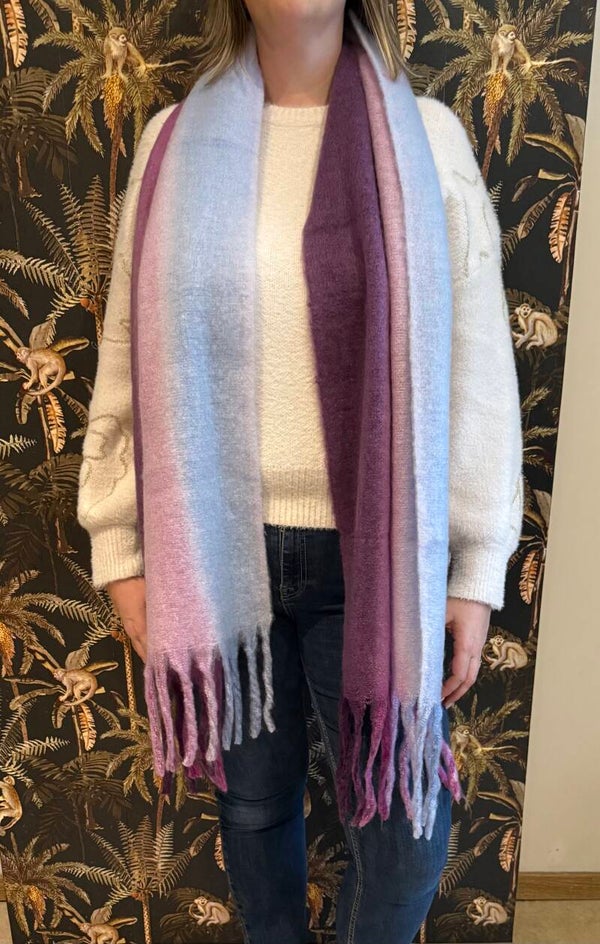 Sjaal ombre colors