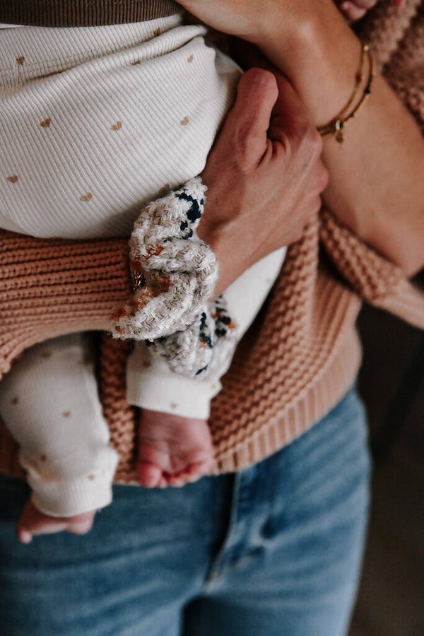 Hairjewelz scrunchie original Tweed Beige