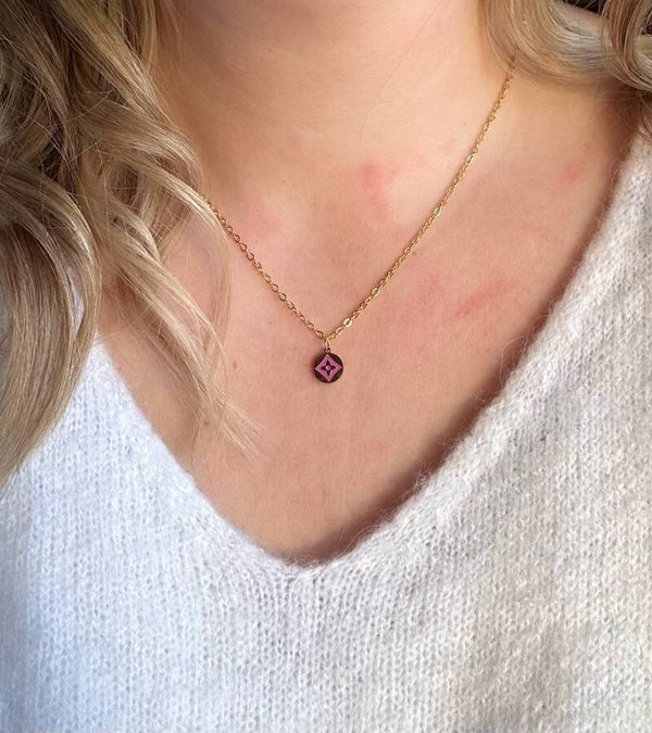 Mademoibelles ketting Louis V roze