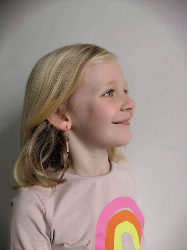 Hoops Amina oudroze - goud