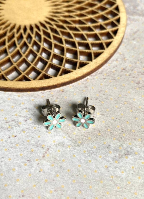 Studs flawless flower zilver