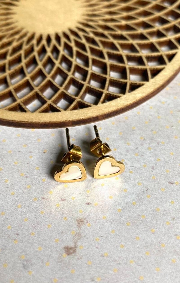 Studs hart goud