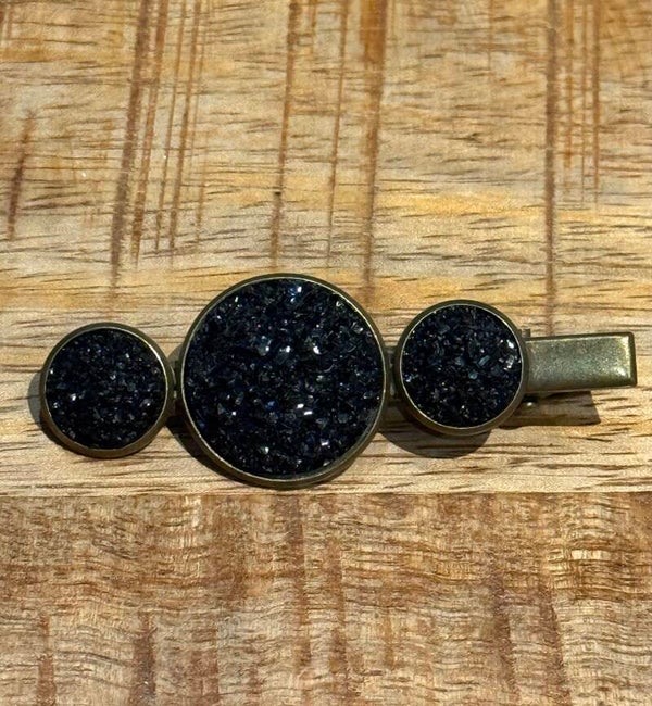 Color clip alligator X-mas black