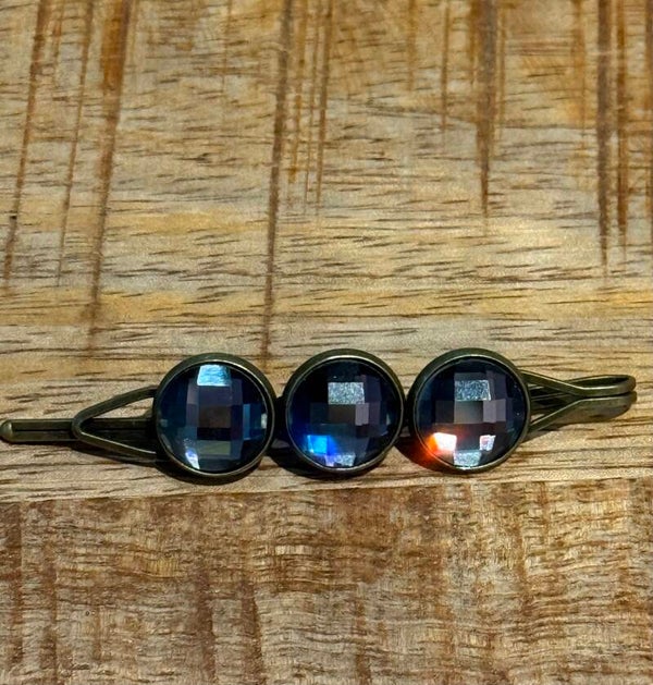 Hairjewelz color clip triple Shine Silver