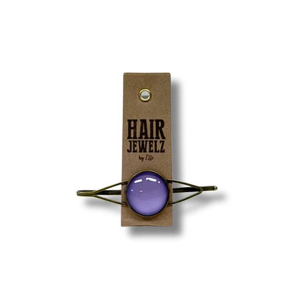 Hairjewelz color clip single Lila