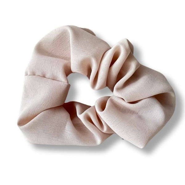 Hairjewelz scrunchie maxi Linnen Beige