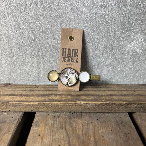 Hairjewelz color clip alligator Pistache Summer