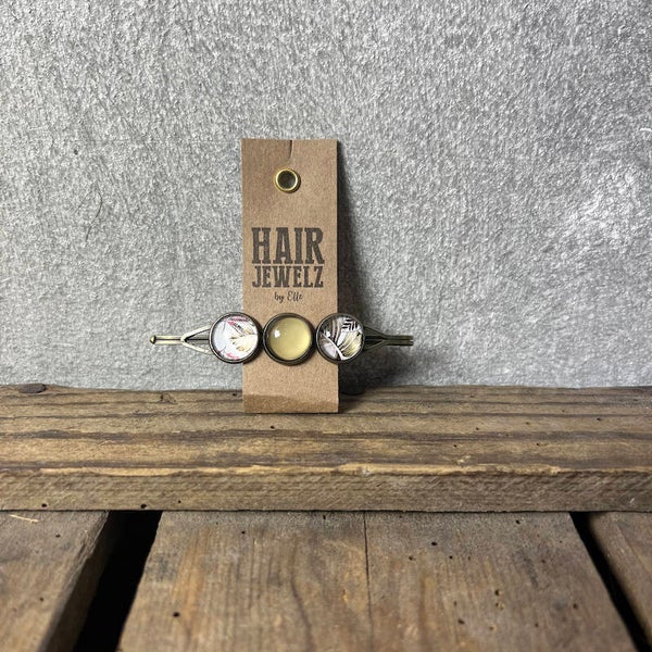 Hairjewelz color clip triple Pistache Summer