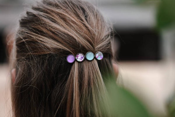 Hairjewelz color clip original Purple Dream