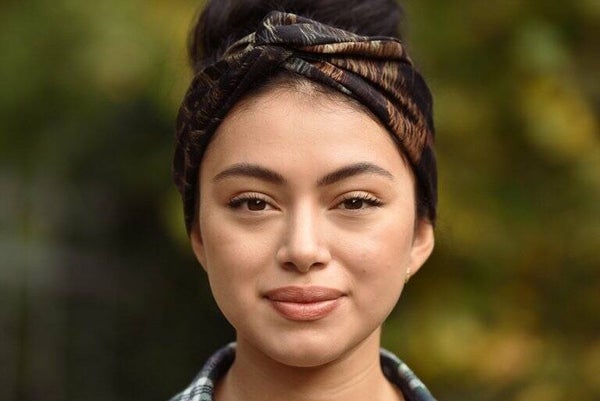 Hairjewelz haarband bandeau Secret Garden groen/bruin