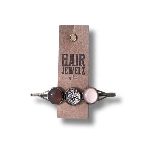 Hairjewelz color clip triple Wild