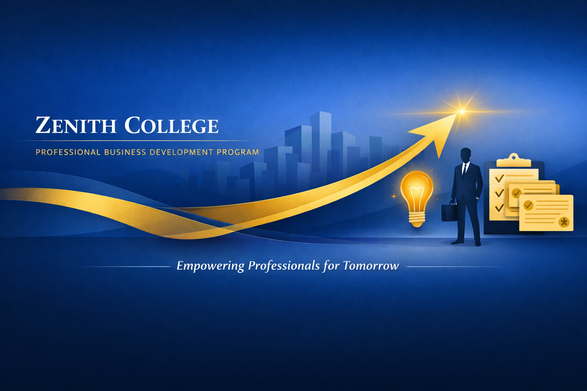 Professional Business Development Program | Zenith College of Applied ...