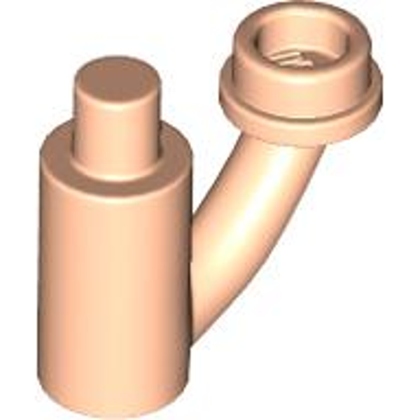 ID item:1566, Plant Stem / Stalk with Bar, Bar Holder, and Hollow Stud, Light Nougat