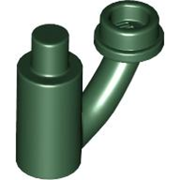 ID item:1566, Plant Stem / Stalk with Bar, Bar Holder, and Hollow Stud, Dark Green