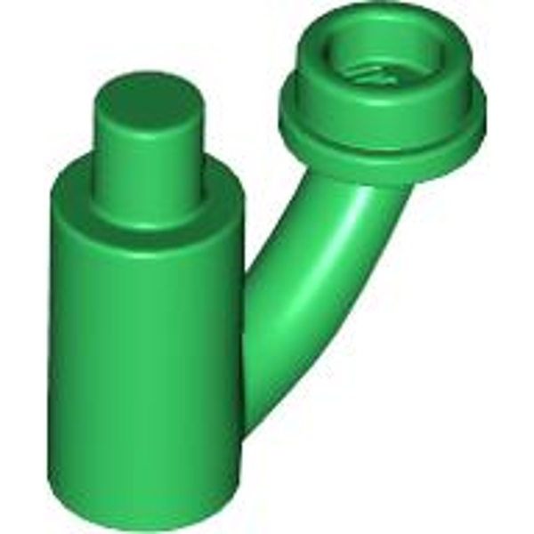 ID item:1566, Plant Stem / Stalk with Bar, Bar Holder, and Hollow Stud, Green
