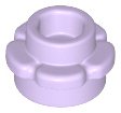 ID item:24866 Plate, Round 1 x 1 with Flower Edge, Lavender