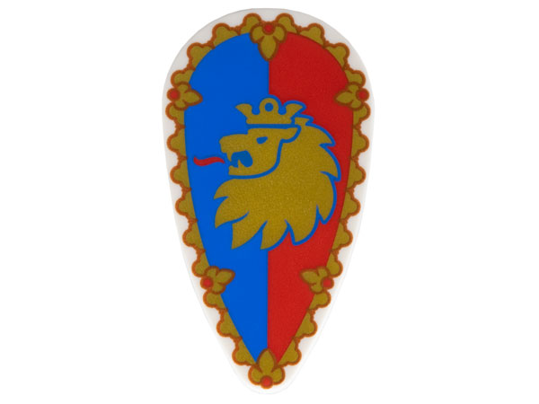 ID item:2586pb012, Shield Oval, White