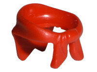 ID item:30133, Minifigure Bandana / Scarf, Red