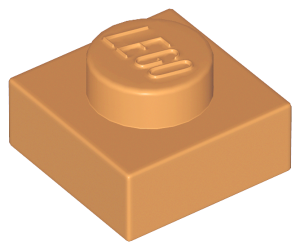 ID item:3024, Plate 1 x 1, Medium Nougat