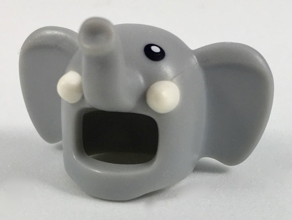 ID item:35857pb01, Headgear Head Cover, Light Bluish Gray