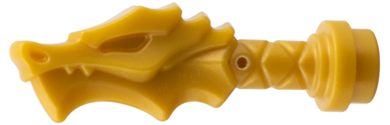 ID item:36017, Weapon Sword Hilt with Dragon Head, Pearl Gold