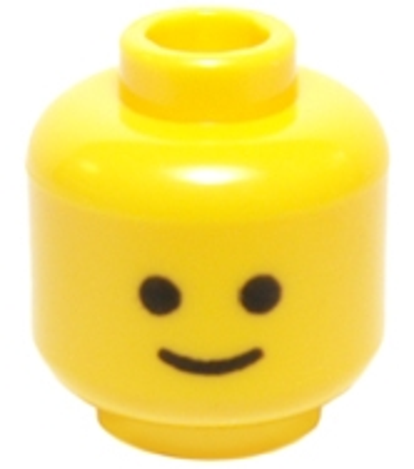 ID item:3626p01, Head Standard Grin Pattern, Yellow