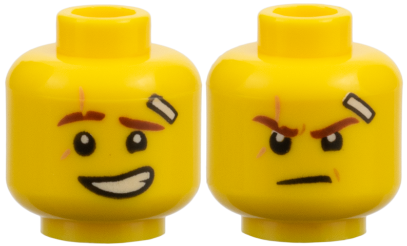 ID item:3626pb1889, Head Dual Sided, Yellow