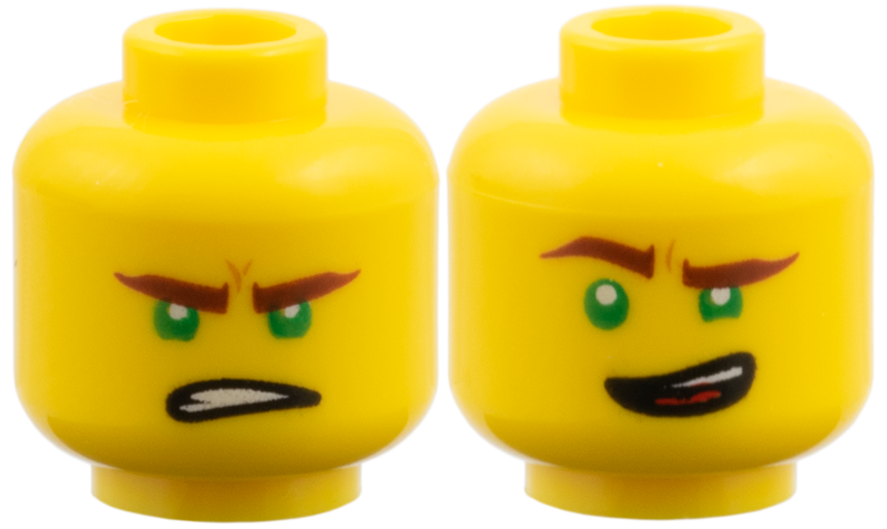 ID item:3626pb1890, Head Dual Sided, Yellow