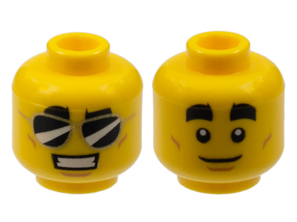 ID item:3626pb2396, Head Dual Sided, Yellow
