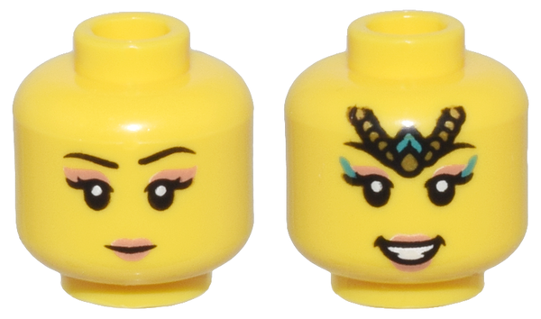ID item:3626pb3501, Head Dual Sided Female, Yellow