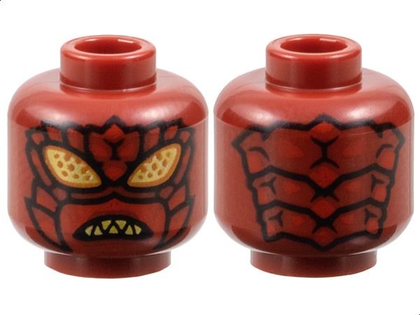 ID item:3626pb3784, Head Alien Insect, Dark Red