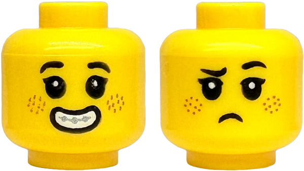 ID item:3626pb3891, Head Dual Sided Child, Yellow