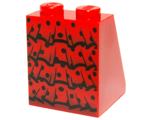 ID item:3678bpb040, Slope 65 2 x 2 x 2, Red