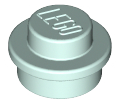 ID item:4073 Plate, Round 1 x 1 Light Agua