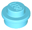 ID item:4073 Plate, Round 1 x 1 Medium Azur