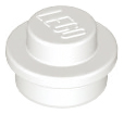 ID item:4073 Plate, Round 1 x 1 White