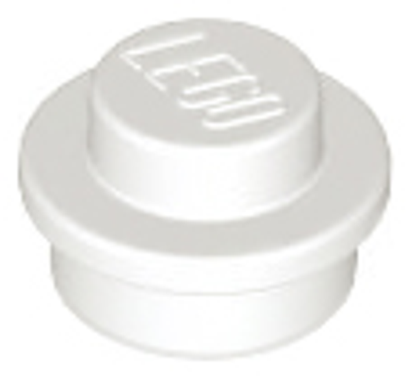 ID item:4073 Plate, Round 1 x 1 White