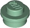 ID item:4073, Plate, Round 1 x 1, Sand Green