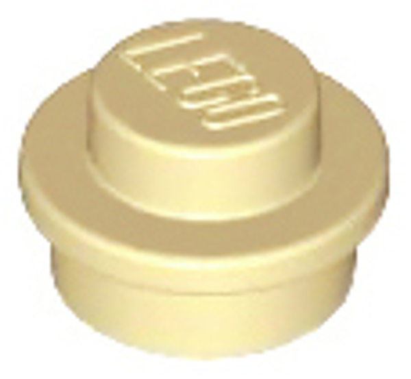 ID item:4073,Plate, Round 1 x 1, Tan