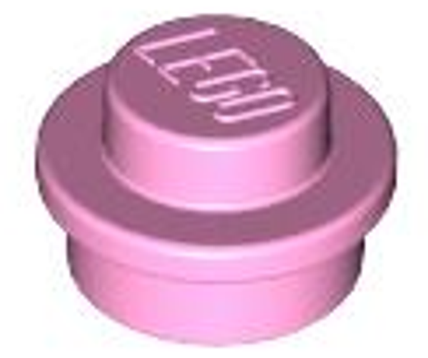 ID item:4073 Plate, Round 1 x 1 Bright Pink