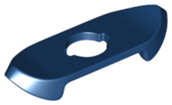 ID item:41637, Minifigure Armor Shoulder Pads, Dark blue